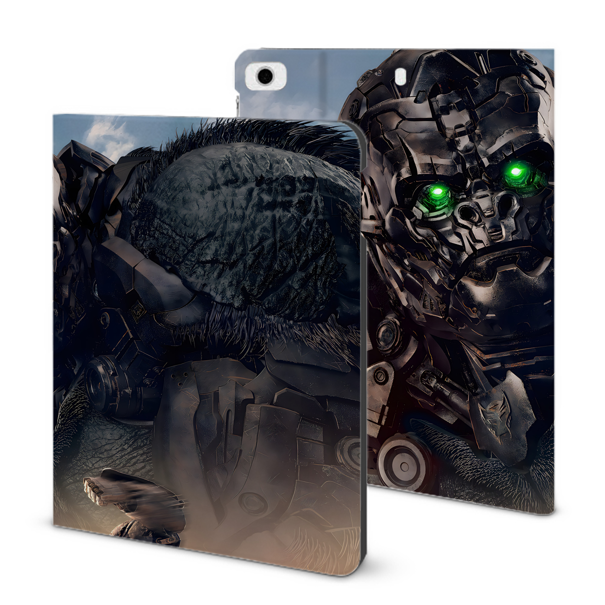 （画像用） Transformers トランスフォーマー IPad ケース ブック型 PUレザー TPU 耐衝撃 軽量 薄型 ペン収納なし 全面保護 IPad 各モデル対応